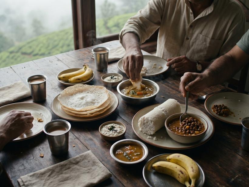 Eat fireside — Munnar, Kerala