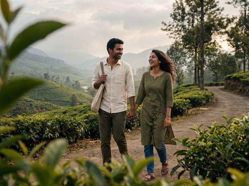 Honeymoon right there — Munnar, Kerala